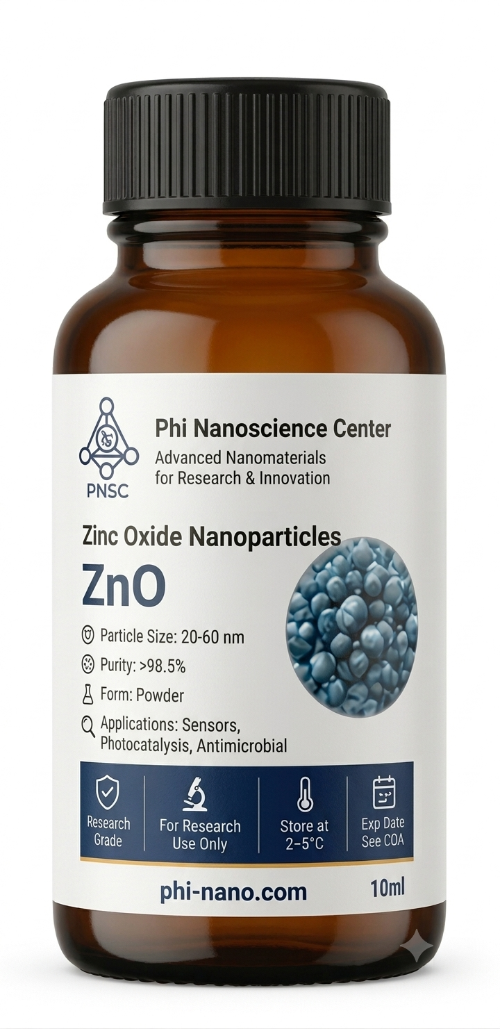 Zinc Oxide Nanoparticles (ZnO NPs) Powder 1gr