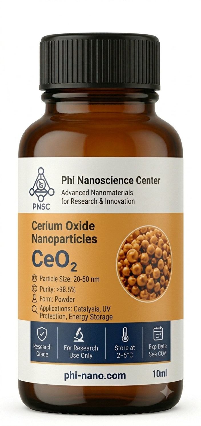 Cerium Oxide Nanoparticles (CeO₂ NPs) powder 1gr